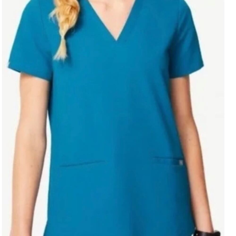 EUC Figs Alps Blue Casma 3 Pocket Scrubs in Women’s RARE PO #1652 Size Small